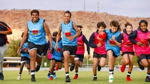 Clontarf students training on the track